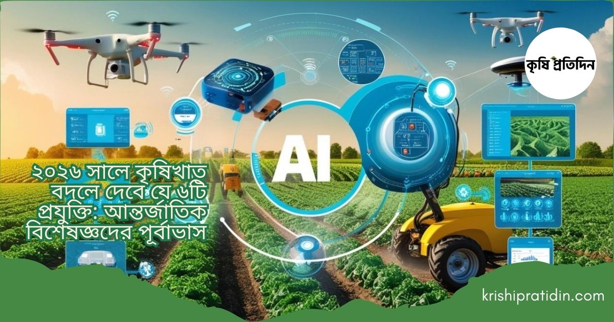 ২০২৬ সালের কৃষি প্রযুক্তি ট্রেন্ড
